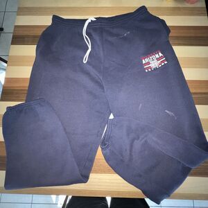 Vintage Lee Pants Mens Blue Sweat 90s Fleece Blue Adult XL Arizona Wildcats